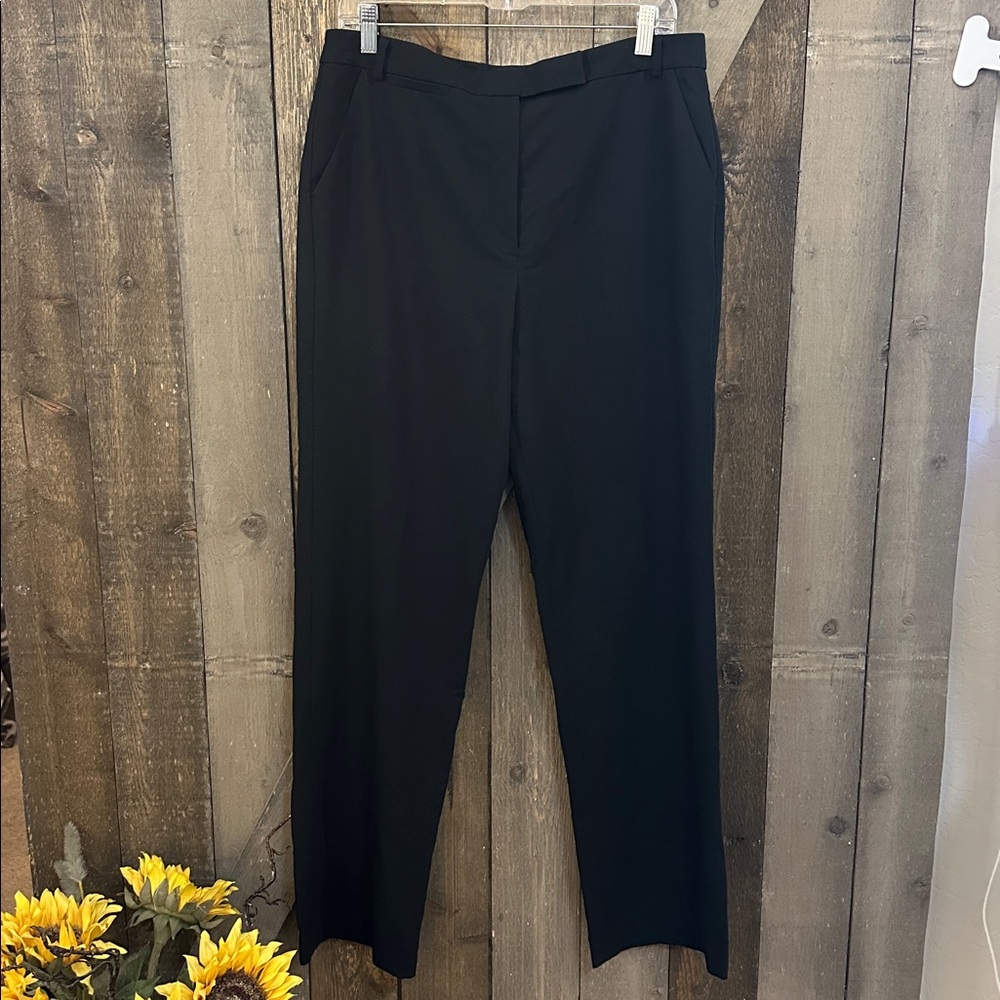 ASOS Design Straight Leg Black Dress Pant | Work Office Classic Trousers | 10